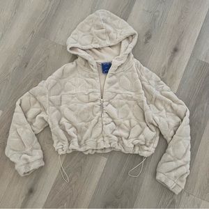 Urban Outfitters Peace Sign Fleece Jacket